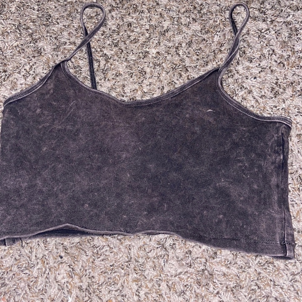 Light tye dye crop top